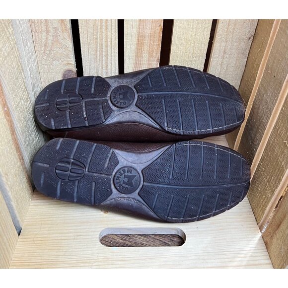 Mephisto Cool-Air Leather Loafers Men's Size US 9 Leather Brown Slip On Shoes - Picture 8 of 9